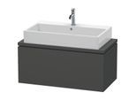 Duravit L-Cube Waschtisch-Unterschrank LC580304949 92 x 47,7 cm, graphit matt, für Konsole, 1 Auszug