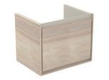 Ideal Standard Connect Air Waschtischunterschrank E0817UK 50x40x36cm, 1 Auszug, Pinie hell Dekor/braun matt