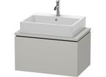 Duravit L-Cube Waschtisch-Unterschrank LC580100707 72 x 47,7 cm, betongrau matt, für Konsole, 1 Auszug