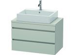 Duravit DuraStyle Waschtisch-Unterschrank DS530700707 80 x 47,8 cm, betongrau matt, für Konsole, 2 Schubkästen