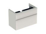 Geberit Smyle Square Waschtisch-Unterschrank 500354JL1 88,4x61,7x47cm, sandgrau hochglanz, 2 Schubladen