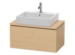 Duravit L-Cube Waschtisch-Unterschrank LC580203030 82 x 47,7 cm, Eiche natur, für Konsole, 1 Auszug