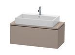 Duravit L-Cube Waschtisch-Unterschrank LC580404343 102 x 47,7 cm, basalt matt, für Konsole, 1 Auszug