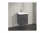 Villeroy und Boch Skyla Waschtischunterschrank C79300VR 2 Auszüge, 522 x 596 x 424 mm, Graphite