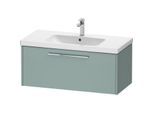 Duravit D-Code Waschtischunterschrank DC4668010HG0000 Griff Chrom, Fjordgrün Matt, Wandhängend, Auszug 1, 984x400x460 mm