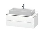 Duravit L-Cube Waschtisch-Unterschrank LC580901818 102 x 47,7 cm, weiß matt, für Konsole, 2 Schubkästen