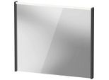 Duravit D-Code Spiegel DC7077049490000 800x700x48, Graphit Matt, mit LED Beleuchtung