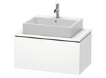 Duravit L-Cube Waschtisch-Unterschrank LC580201818 82 x 47,7 cm, weiß matt, für Konsole, 1 Auszug