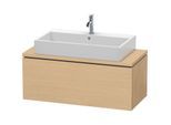 Duravit L-Cube Waschtisch-Unterschrank LC580403030 102 x 47,7 cm, Eiche natur, für Konsole, 1 Auszug