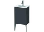 Duravit XViu Waschtisch-Unterschrank XV4068RB249 43x31x59,1cm, 1 Tür, schwarz matt, Tür rechts, graphit matt