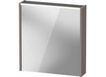 Duravit D-Code Spiegelschrank DC7105R43430000 650x700 mm, Basalt Matt, mit Beleuchtung und Steckdose