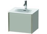 Duravit XViu Waschtisch-Unterschrank XV40310B107 51x42x39,7cm, 1 Auszug, champagner matt, betongrau matt