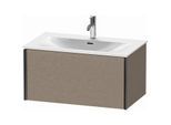 Duravit XViu Waschtisch-Unterschrank XV40340B211 81 x 39,7 x 48 cm, eiche kaschmir, 1 Auszug, schwarz matt
