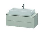 Duravit L-Cube Waschtisch-Unterschrank LC580900707 102 x 47,7 cm, betongrau matt, für Konsole, 2 Schubkästen