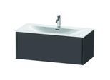 Duravit XViu Waschtisch-Unterschrank XV40350B249 101 x 39,7 x 48 cm, graphit matt, 1 Auszug, schwarz matt
