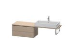 Duravit L-Cube Unterschrank LC582907575 82 x 47,7 cm, leinen, für Konsole, 2 Schubkästen