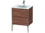 Duravit XViu Waschtisch-Unterschrank XV43000B179 61 x 59,1 x 48 cm, nussbaum natur, 2 Auszüge, champagner matt