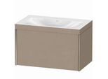 Duravit XViu Waschtisch-Unterschrank XV4610NB175C 80x48cm, 1 Auszug, champagner matt, Rahmen C, leinen