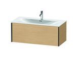 Duravit XViu Waschtisch-Unterschrank XV40350B230 101 x 39,7 x 48 cm, Eiche natur, 1 Auszug, schwarz matt