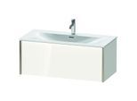 Duravit XViu Waschtisch-Unterschrank XV40350B122 101 x 39,7 x 48 cm, weiß hochglanz, 1 Auszug, champagner matt