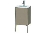 Duravit XViu Waschtisch-Unterschrank XV4068LB175 43x31x59,1cm, 1 Tür, champagner matt, links, leinen