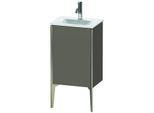 Duravit XViu Waschtisch-Unterschrank XV4068LB190 43x31x59,1cm, 1 Tür, champagner matt, links, flannel grey seidenmatt
