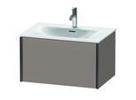 Duravit XViu Waschtisch-Unterschrank XV40330B243 71 x 39,7 x 48 cm, basalt matt, 1 Auszug, schwarz matt