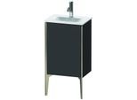 Duravit XViu Waschtisch-Unterschrank XV4068LB180 43x31x59,1cm, 1 Tür, champagner matt, links, graphit supermatt