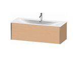 Duravit XViu Waschtisch-Unterschrank XV40360B112 121 x 39,7 x 48 cm, eiche gebürstet, 1 Auszug, champagner matt