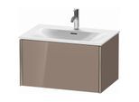 Duravit XViu Waschtisch-Unterschrank XV40330B186 71 x 39,7 x 48 cm, cappucino hochglanz, 1 Auszug, champagner matt