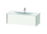 Duravit XViu Waschtisch-Unterschrank XV40360B118 121 x 39,7 x 48 cm, weiß matt, 1 Auszug, champagner matt