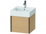 Duravit XViu Waschtisch-Unterschrank XV42330B230 48,4 x 39,7 x 45,4 cm, Eiche natur, 1 Auszug, schwarz matt