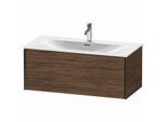 Duravit XViu Waschtisch-Unterschrank XV40350B221 101 x 48 x 39,7 cm, nussbaum dunkel, 1 Auszug, schwarz matt