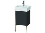 Duravit XViu Waschtisch-Unterschrank XV4531LB180 43,4x33,4x49,3cm, champagner matt, Tür links, graphit supermatt