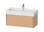 Duravit XViu Waschtisch-Unterschrank XV42370B112 98,4 x 39,7 x 45,4 cm, eiche gebürstet, 1 Auszug, champagner matt