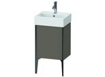 Duravit XViu Waschtisch-Unterschrank XV4531RB290 43,4x33,4x49,3cm, schwarz matt, rechts, flannel grey seidenmatt