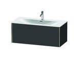 Duravit XViu Waschtisch-Unterschrank XV40350B180 101 x 39,7 x 48 cm, graphit supermatt, 1 Auszug, champagner matt