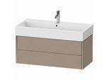 Duravit XViu Waschtisch-Unterschrank XV43370B175 98,4 x 39,7 x 45,4 cm, leinen, 2 Schubkästen, champagner matt