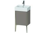 Duravit XViu Waschtisch-Unterschrank XV4531RB143 43,4x33,4x49,3cm, champagner matt, Tür rechts, basalt matt