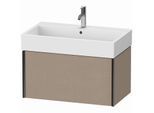 Duravit XViu Waschtisch-Unterschrank XV42360B275 78,4 x 39,7 x 45,4 cm, leinen, 1 Auszug, schwarz matt