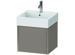 Duravit XViu Waschtisch-Unterschrank XV42330B143 48,4 x 39,7 x 45,4 cm, basalt matt, 1 Auszug, champagner matt