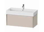 Duravit XViu Waschtisch-Unterschrank XV42370B191 98,4 x 39,7 x 45,4 cm, taupe matt, 1 Auszug, champagner matt