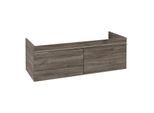 Villeroy und Boch Venticello Waschtisch-Unterschrank A93901RK 125,3x42x50,2cm, Griff Chrom, Stone Oak