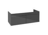 Villeroy & Boch Venticello Unterschrank A93801FP 115,3x42x50,2cm, Griff Chrom, Glossy Grey