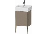 Duravit XViu Waschtisch-Unterschrank XV4531LB111 43,4x33,4x49,3cm, champagner matt, Tür links, eiche kaschmir