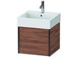 Duravit XViu Waschtisch-Unterschrank XV42330B279 48,4 x 39,7 x 45,4 cm, nussbaum natur, 1 Auszug, schwarz matt