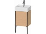 Duravit XViu Waschtisch-Unterschrank XV4531RB212 43,4x33,4x49,3cm, schwarz matt, rechts, eiche gebürstet