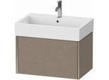 Duravit XViu Waschtisch-Unterschrank XV42350B111 68,4 x 39,7 x 45,4 cm, eiche kaschmir, 1 Auszug, champagner matt