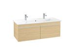 Villeroy und Boch Venticello Waschtisch-Unterschrank A93802VJ 115,3 x 42 x 50,2 cm, Griff White, nordic oak