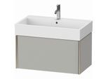 Duravit XViu Waschtisch-Unterschrank XV42360B107 78,4 x 39,7 x 45,4 cm, betongrau matt, 1 Auszug, champagner matt
